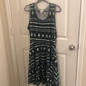 Lularoe sleeveless Nikki dress